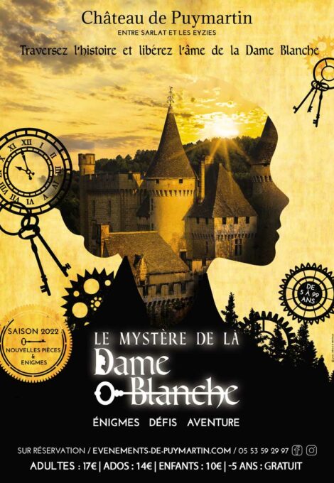 affiche escape game puymartin dordogne