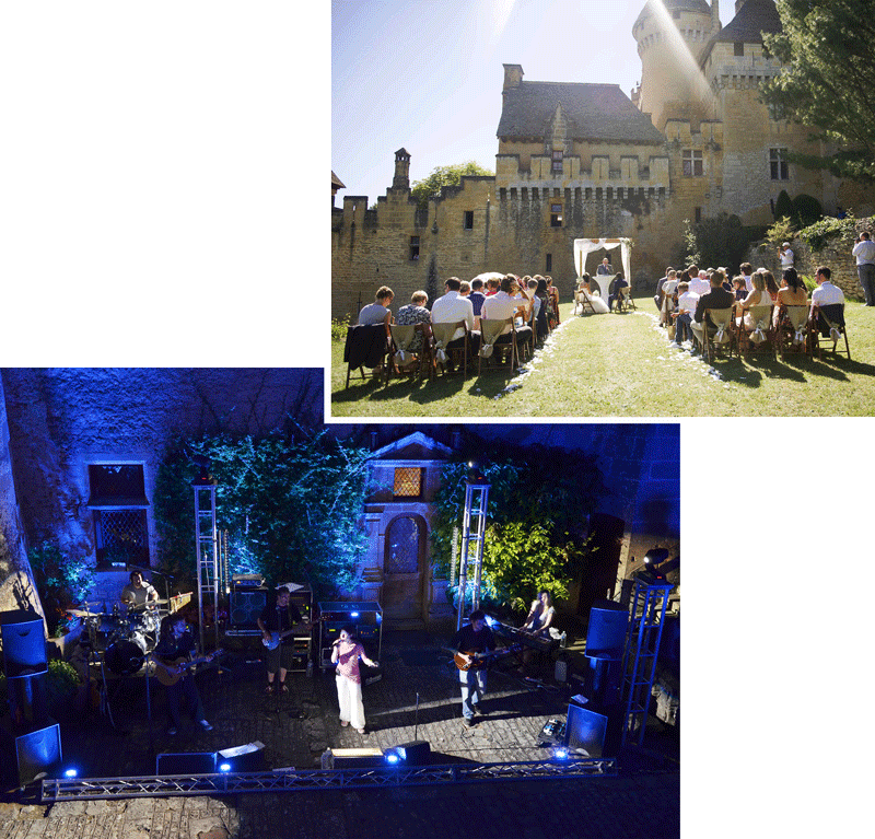 location château pour un mariage en dordogne