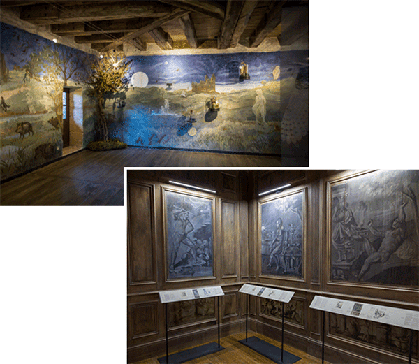 Exposition au château de Puymartin
